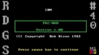 Random DOS Game Show #40: Pac-Man (1982)