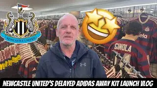 Newcastle United fans WAIT OVER 4 HOURS at DELAYED Adidas away kit launch !!!!!!