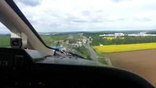 Piaggio P180 Avanti Landing at Gera-Leumnitz Germany