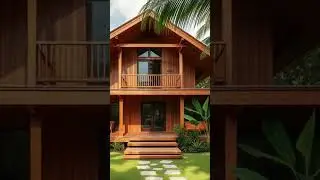 Luxury Meets Nature: Tropical Wooden House Design  #natureinspiredhome #home #beautifulliving