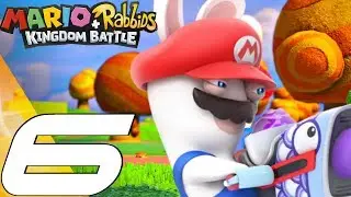 MARIO + RABBIDS Kingdom Battle - Gameplay Walkthrough Part 6 - Icicle Golem Boss (Full Game) 100%