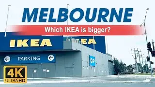 Which Melbourne IKEA is bigger? | Drive-through Ringwood to IKEA Springvale | Australia | 4K