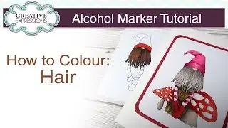 How to Colour Hair Using Alcohol Markers| Graphmaster Tutorial