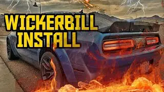 WICKERBILL DELIVERY AND INSTALL ON 2020 CHALLENGER WIDEBODY VLOG PSDESIGNS PURE SPORTS DESIGNS