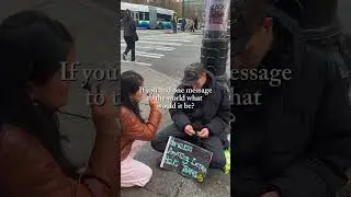 A homeless man shares his hopes for the future #shorts #trending #homeless #awareness #youtube