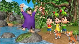 Tital Funny Jungle to Park Adventure | Kids Cartoon Story | Episode 4