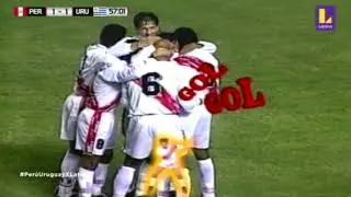Gol del Chorrillano Palacios a Uruguay