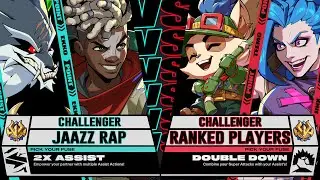 JaazzRap (Ekko / Warwick) 1200RP Ranked Match - 2XKO