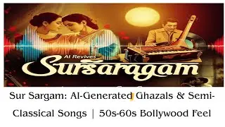 Sur Sargam: AI-Generated Ghazals & Semi-Classical Songs | 50s-60s Bollywood Feel