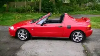 Now Sold! Honda CRX VTec Del Sol, Electric Roof Operation Demo. by Lucy