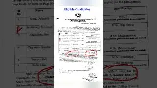 Eligible Candidates | Tripura Job Update | Shorts