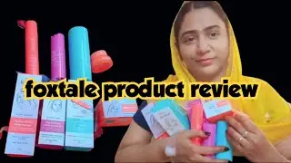 foxtale products review in Tamil/#foxtale moisturizer/#foxtale 12% niacinamide serum/#foxtale