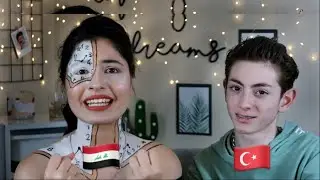 صديقي التركي رسم على وجهي