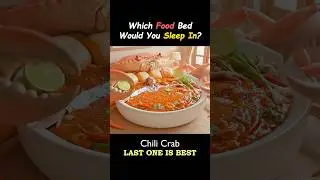 Chili Crab, Peking Duck, Sweet Potato &mdash; Which Food Bed Would You Pick? 🦀✨ #asmr #oddlysatisfying