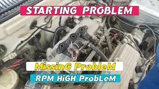 suzuki cultus starting and missing problem || suzuki cultus rpm high problem solution
