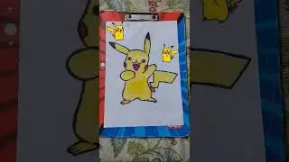 Pikachu Drawing #pikachu #pokemon #drawing #art #cute #viral #viralvideo #viralshorts