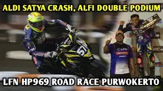 SUPERPOLE RACE MP1‼️ALDI SATYA CRASH, ALFI DOUBLE PODIUM❗LFN HP969 ROAD RACE PURWOKERTO