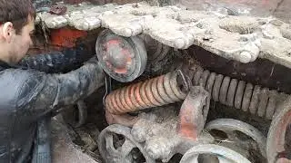 Замена пружины на каретке дт 75