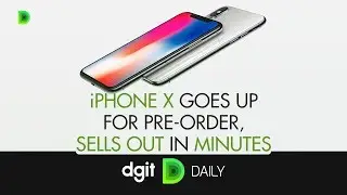 iPhone X goes up for pre-order and sells out in minutes