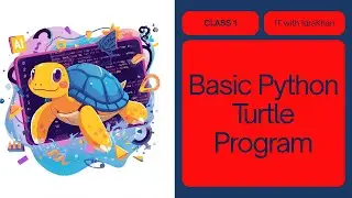 Python Turtle Graphics Tutorial | Basic Turtle Setup Program #pythonturtlegraphics #pythonturtle