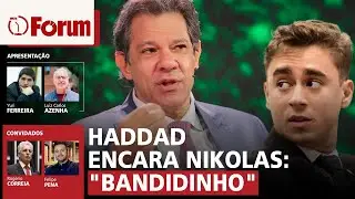 Ministro de Lula, Haddad diz que ataques como o de Nikolas Ferreira ajudam o crime organizado