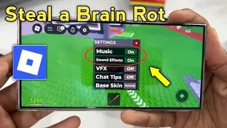 How to Turn off Sound & Music Roblox Steal a Brain Rot