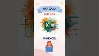5Q QUIZ, QUIZ-2, (MS-Excel) #quiz