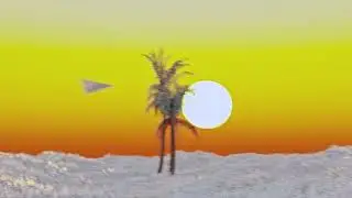 paper plane in blender 3D