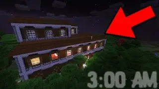 Is the Woodland Mansion HAUNTED in Minecraft Pocket Edition at 3AM!?