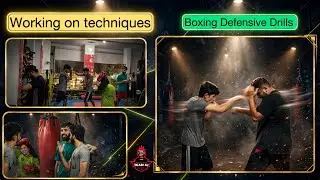 Working on techniques | Boxing Defensive Drills | Live Boxing Training Session | Team AJ