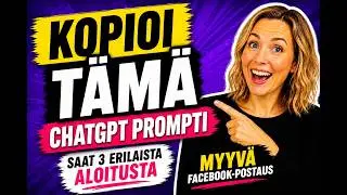 Kopioi tämä ChatGPT-prompti – saat myyvän Facebook-postauksen