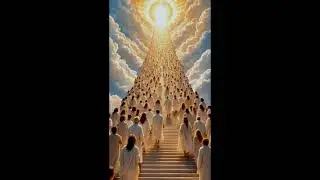 Heavens doors are open for the good people , angels welcome all to heaven