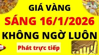 Trực tiếp giá vàng Sáng hôm nay ngày 16/1/2026 - Giá Bạc mới nhất, giá vàng 9999, Sjc, Doji và Pnj
