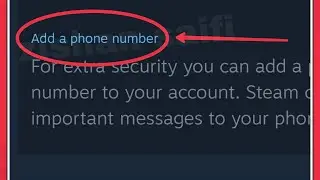 How To Add a Phone number in STEAM Account