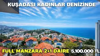 Kuşadası ka&ccedil;maz fırsat full manzara asans&ouml;rl&uuml; bina 2+1 Havuzlu sitede daire 