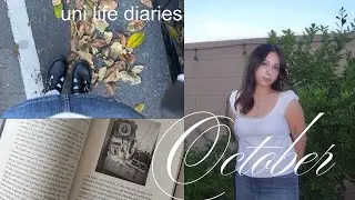 uni life diaries 🪽: fall semester, 22nd birthday, coffee study dates, beach