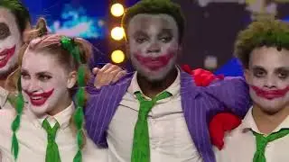 Joker Themed Dance Crew 