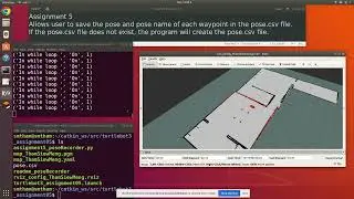 Turtlebot3 Pose Recorder (Ngee Ann Polytechnic)