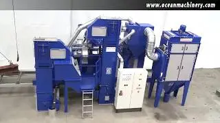 Ocean BLASTER Shot Blast machine for surface cleaning of all structural steel profiles