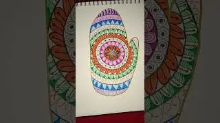 Easy way to draw mandala art🎨 #shorts#artist#easy#mandala#painting#drawing#easydrawing#youtubeshorts