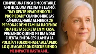Compré Una Finca Sin Contarle A Mi Hijo, Después Encontré Toda La Familia Ahí En Una Fiesta Secreta.