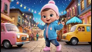 Music Van New Year Street Show | Fun Action & Learning Video for Toddlers