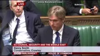 Henry Smith MP backs PM in blocking terror suspects flying to the UK