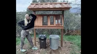 Quail Coop Build From Reclaimed Lumber