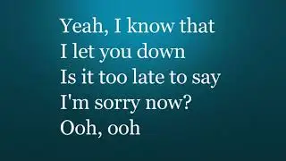 Justin Bieber - Sorry - Lyrics Video [Special Edition]