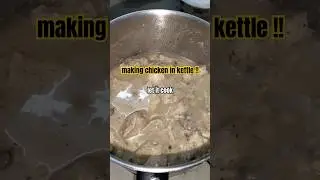 easy chicken recipe in kettle  for hostel students !! #easyrecipe #chickenrecipe #hostelrecipes #yt