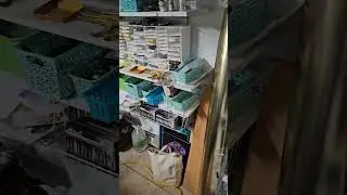 Come with me as I try to destash and prepare for card making in a small space. first post!