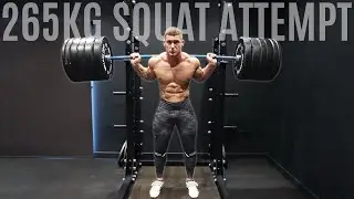 265KG SQUAT (584lbs) in my HOME GYM