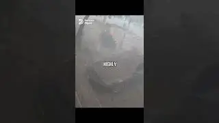 Rare footage of Israeli Air strike on Hezbollah's command bunker!