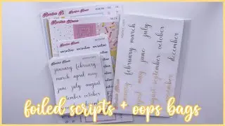 *NEW* Releases | Foiled Monthly Scripts, Daily Duo Kits + OOPS GRAB BAGS!
